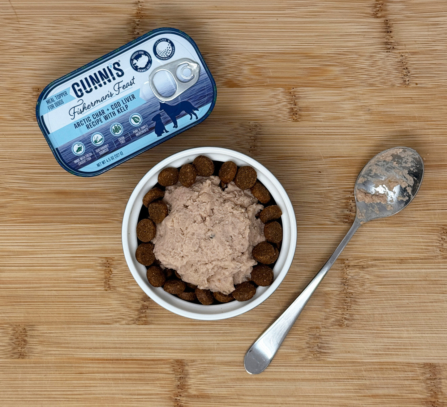 ARCTIC CHAR & COD LIVER RECIPE W/ KELP FOOD TOPPER FOR DOGS