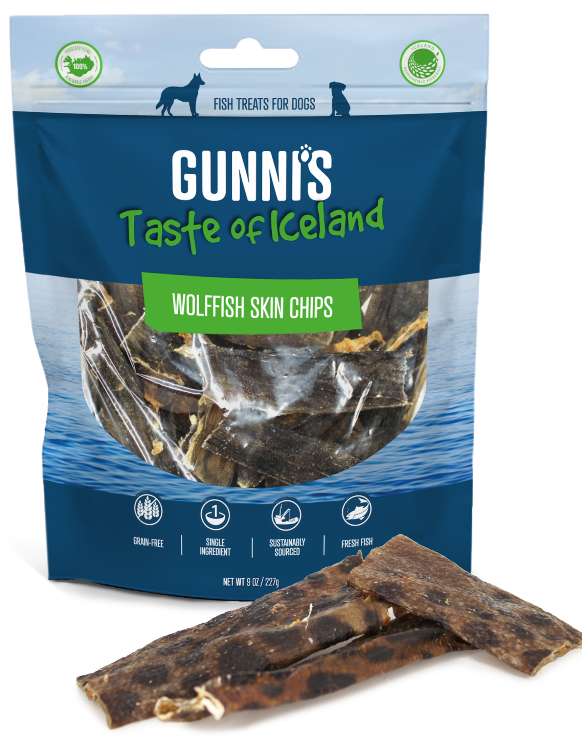 9oz WOLFFISH SKIN CHIPS