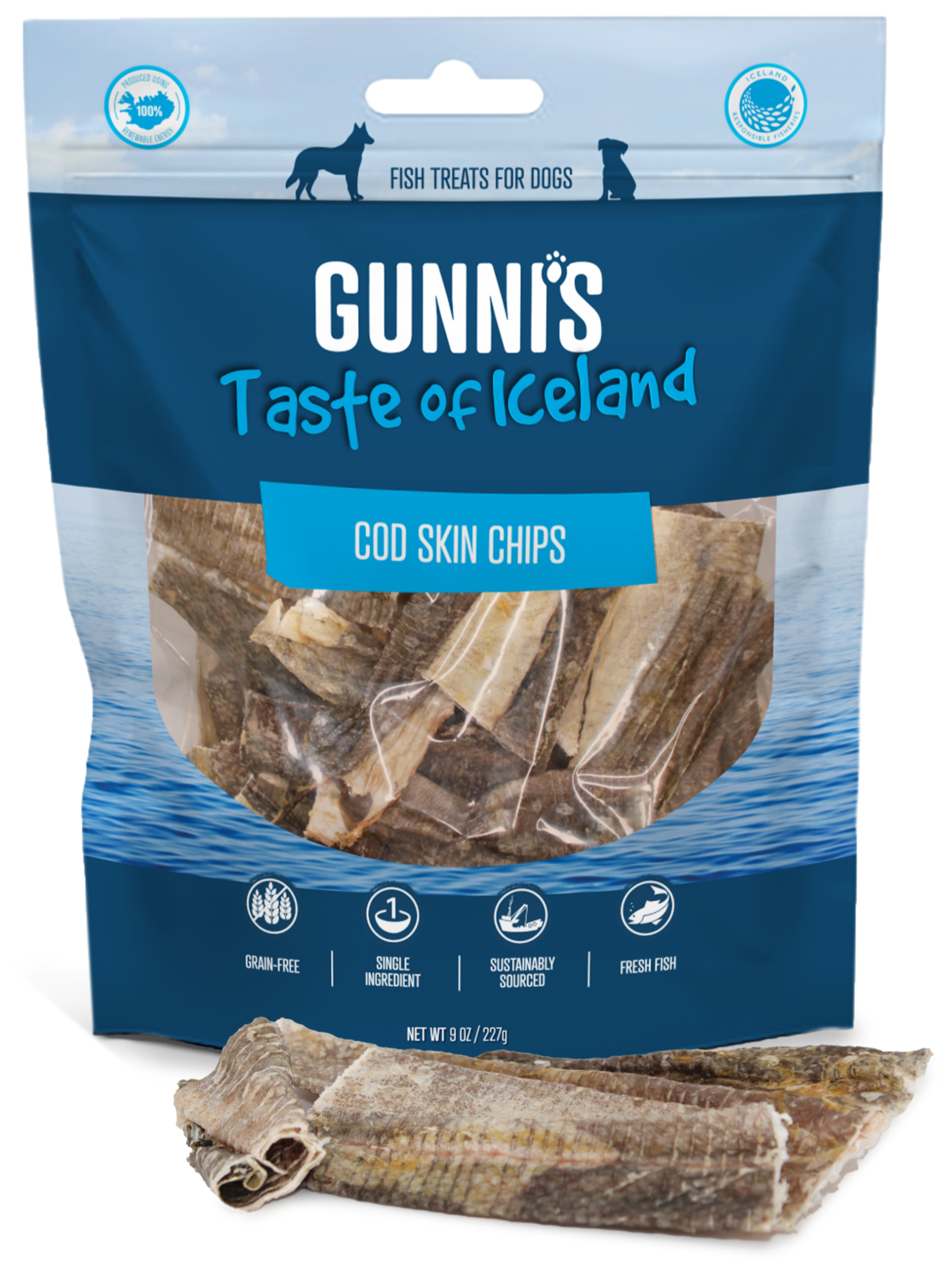 9oz COD SKIN CHIPS