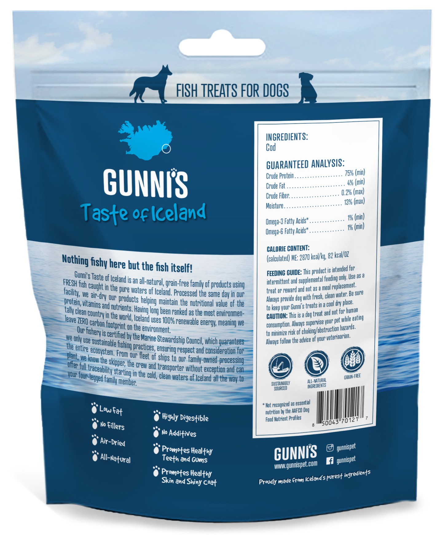 9oz COD SKIN CHIPS