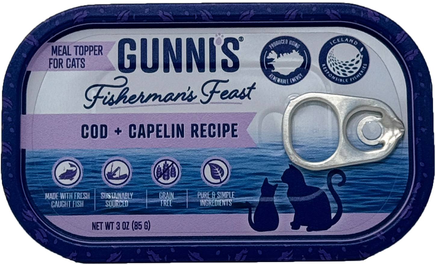 COD & CAPELIN RECIPE FOOD TOPPER FOR CATS