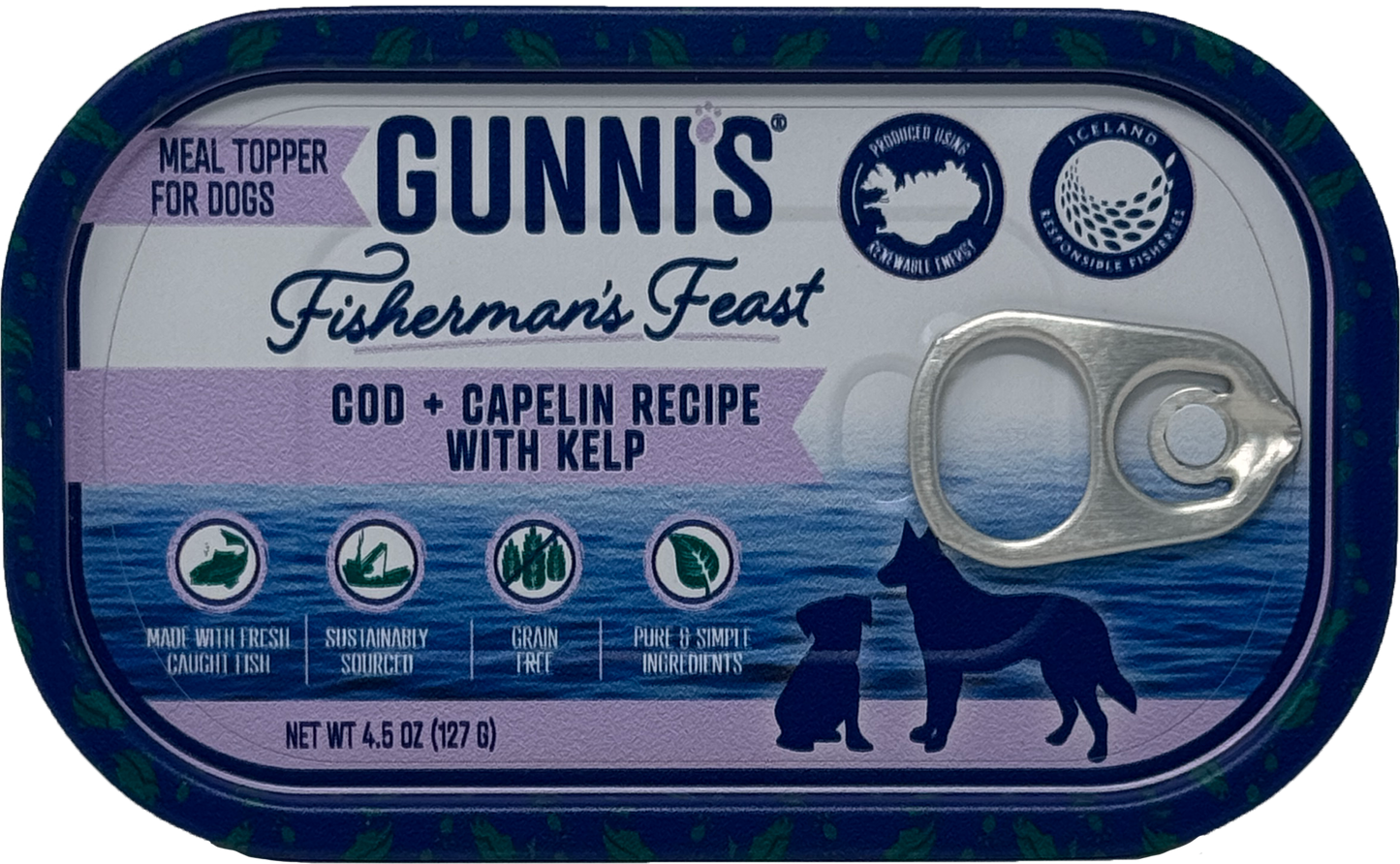 COD & CAPELIN RECIPE W/ KELP FOOD TOPPER FOR DOGS