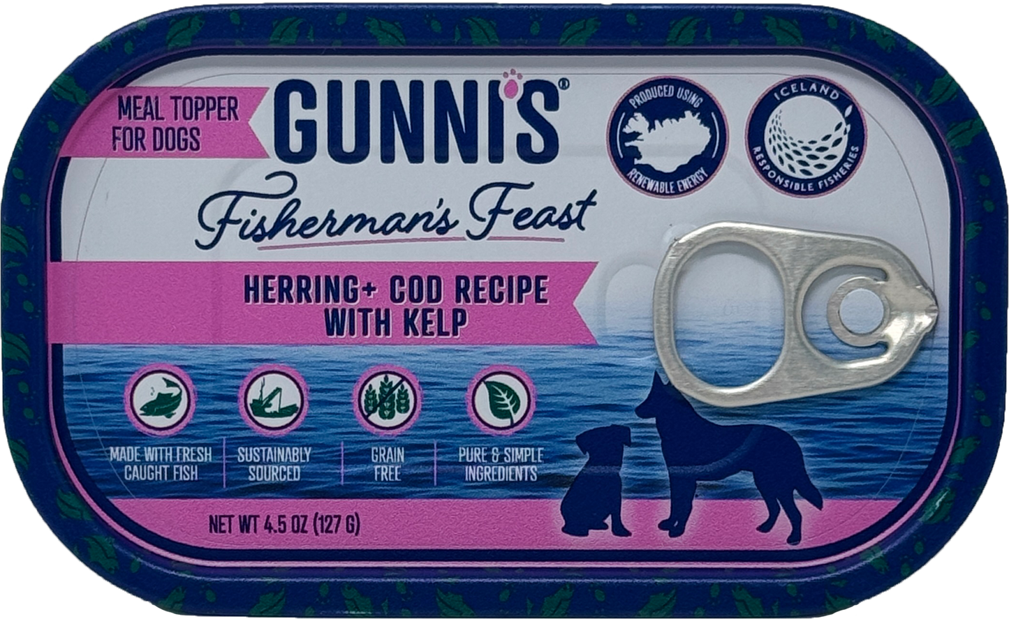 HERRING & COD RECIPE W/ KELP FOOD TOPPER FOR DOGS